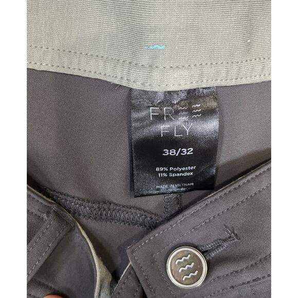 Free Fly Pants Mens 38X32 Grey Nomad Performance Sandbar Chinos Soft Stretch - Picture 2 of 6